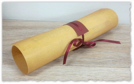 пергаментный свиток (подарок)