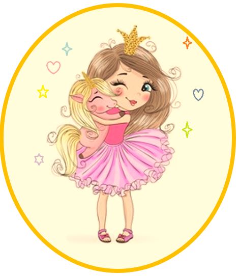 Картинка с маленькой принцессой