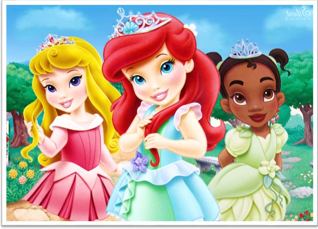 Картинка "Трио маленьких принцесс"